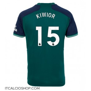 Arsenal Jakub Kiwior #15 Terza Maglia 2023-24 Manica Corta